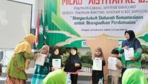 Milad ke-109, Aisyiyah Kanigoro Perkuat Dakwah Kemanusiaan dari Masjid Nailur Roja’