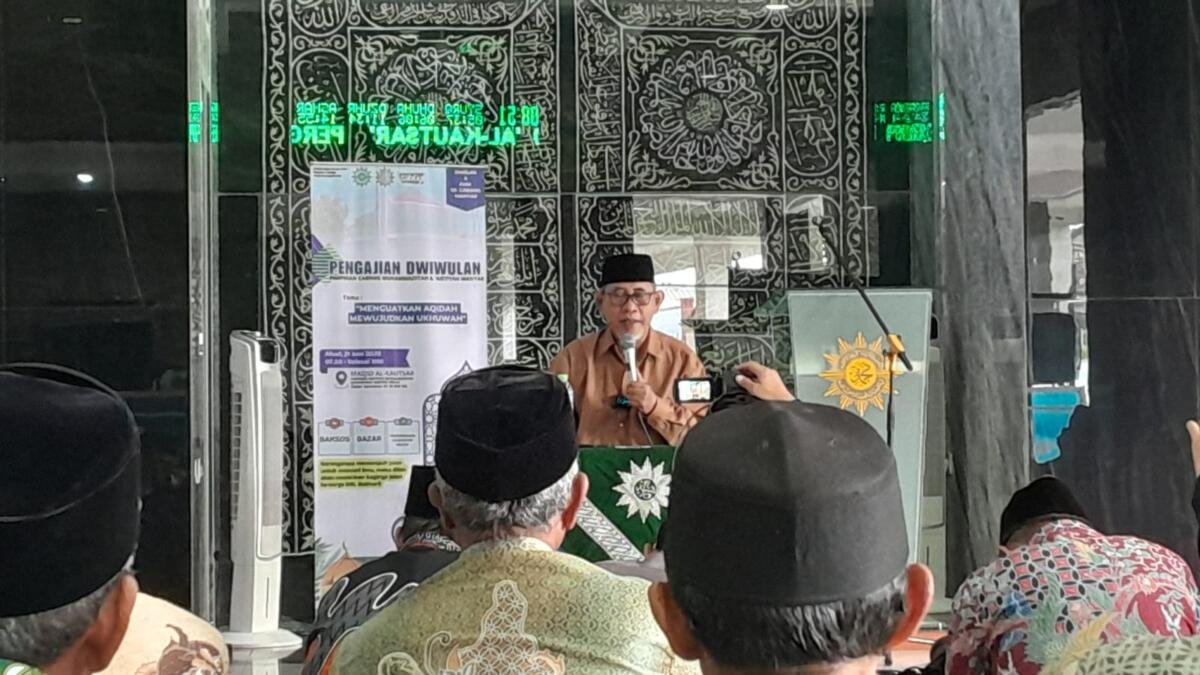 Pengajian PCM Manyar Bahas Lima Penyebab Rusaknya Akidah dan Pentingnya Penguatan Tauhid