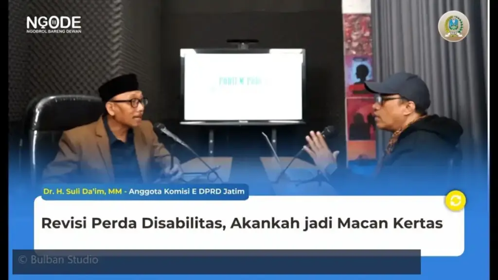 Revisi Perda Disabilitas: Menuju Layanan Publik yang Inklusif dan Berkeadilan