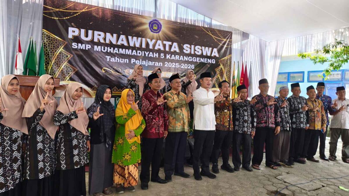 Sekjen Pemuda Muhammadiyah dan Bupati Lamongan Hadiri Purnawiyata SMPM 5 Karanggeneng 2026