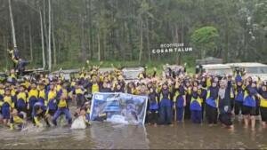 Outbound SD IKROM di Coban Talun, Siswa Nikmati Safari Off-Road dan Team Building