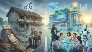 Sindrom Ketergantungan Institusional, AI, dan Sekolah Berkemajuan