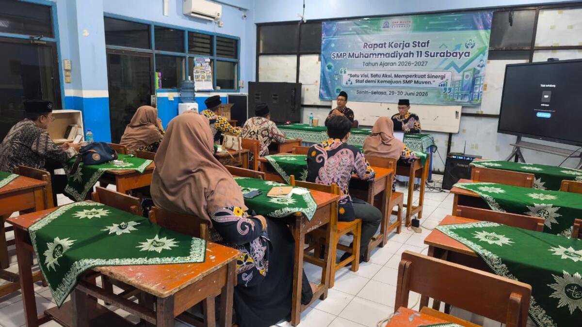 Songsong Tahun Ajaran Baru, SMP Muven Satukan Visi dan Aksi melalui Raker Staf 2026