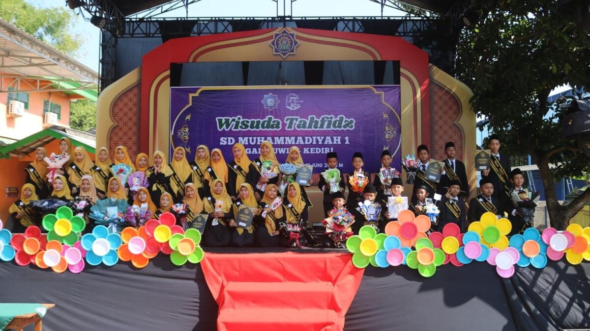 Uji Publik Hafalan Warnai Wisuda Tahfidz Al-Qur’an SD Muhammadiyah 1 Ngadiluwih