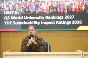 UMY Pertahankan Peringkat THE Sustainability Impact Rankings 2026, SDG 8 Masuk 200 Besar Dunia