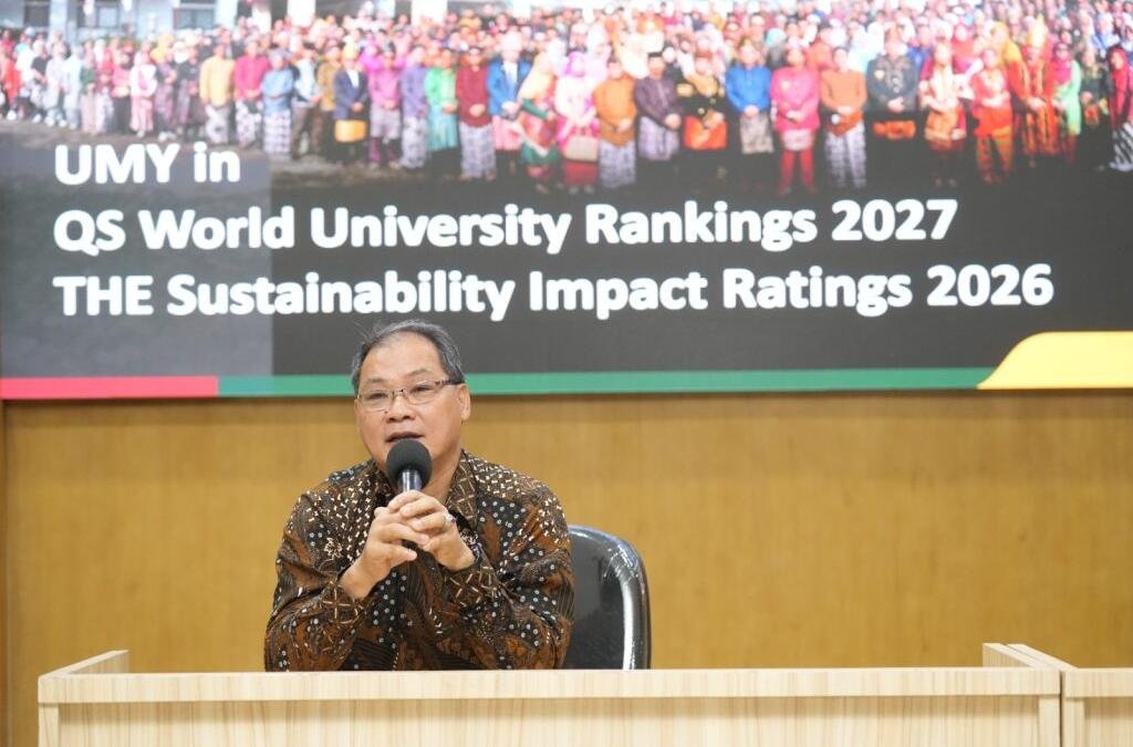 UMY Pertahankan Peringkat THE Sustainability Impact Rankings 2026, SDG 8 Masuk 200 Besar Dunia
