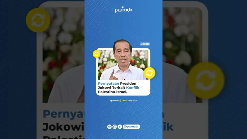 Pernyataan Presiden Jokowi terkait konflik Palestina-Israel