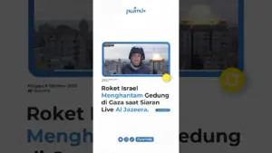Roket jatuh di dekat jurnalis Al Jazeera