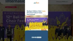 Mudipat Children Choir meraih Silver Medal VIII pada 12th Bali International Choir Festival.