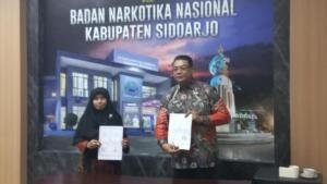 BNNK Sidoarjo Gandeng SMA Muhammadiyah 4 Porong Perkuat Upaya P4GN di Lingkungan Sekolah