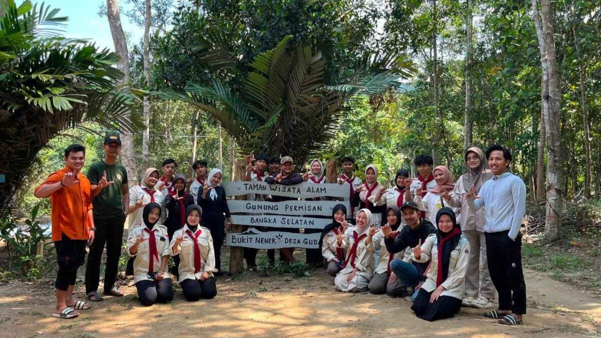 Divisi Lingkungan Hidup Pasgam Smamtob Laksanakan Konservasi Alam di TWA Gunung Permisan 