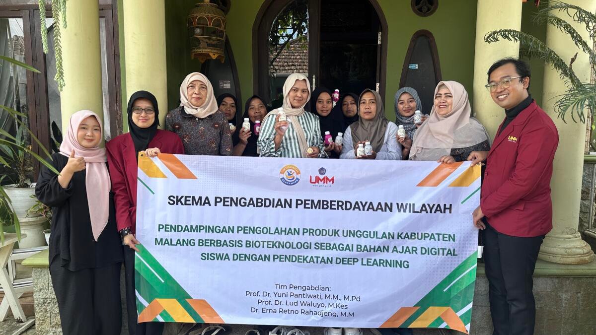 Dosen UMM Sinergikan Peternak dan Guru Kembangkan Olahan Susu Berbasis Bioteknologi
