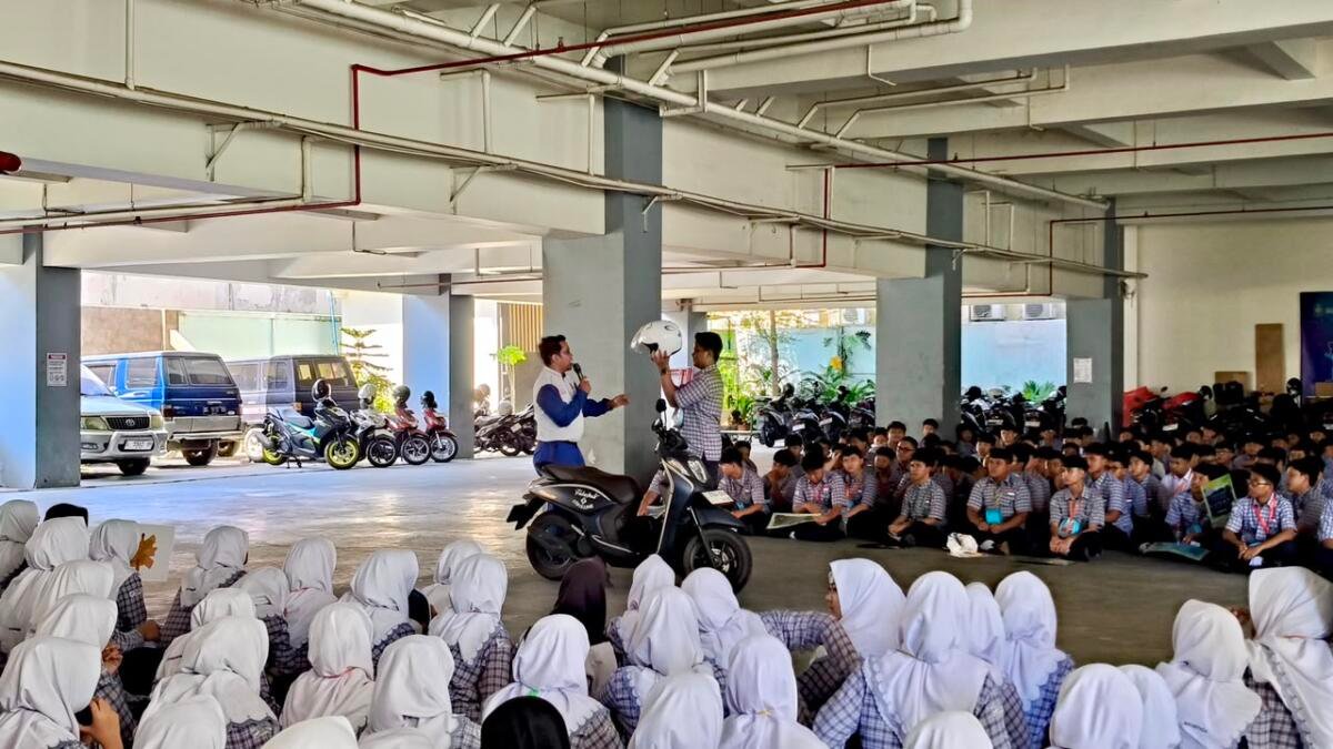 Fortasi Hari Keempat Smamda Surabaya Padukan Edukasi Safety Riding dan Fortasi Got Talent
