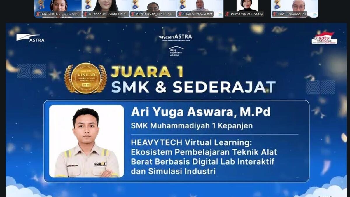 Guru SMK Muhammadiyah 1 Kepanjen Raih Juara 1 Nasional Linkar Astra 2026 Berkat Inovasi Heavytech