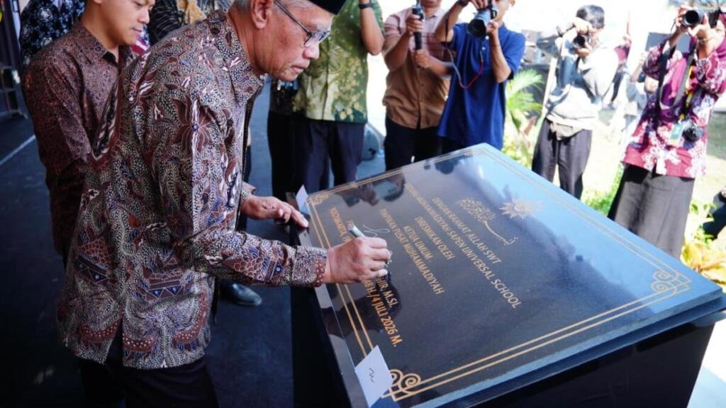 Haedar Nashir Resmikan Muhammadiyah Sapen Universal School, Tonggak Baru Pendidikan Berkelas Internasional