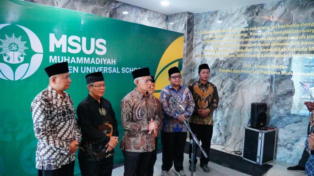 Haedar Nashir Resmikan Muhammadiyah Sapen Universal School, Tonggak Baru Pendidikan Berkelas Internasional
