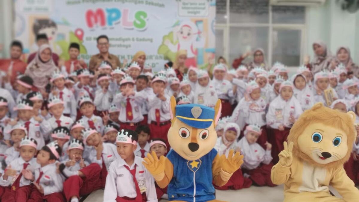 Hari Pertama MPLS SD Musix Berlangsung Meriah, Bunda PAUD Turut Pantau