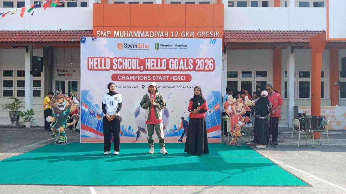 “Hello School, Hello Goals 2026” Spemdalas Gresik Hadirkan Evan Dimas 