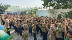 IPM Kids Pimpin 433 Siswa SD Mudri Senam Anak Indonesia Hebat
