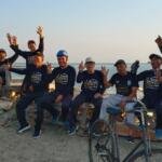 Jamaah Gowes Imut Takerharjo Bersepeda ke Pantai Kemantren