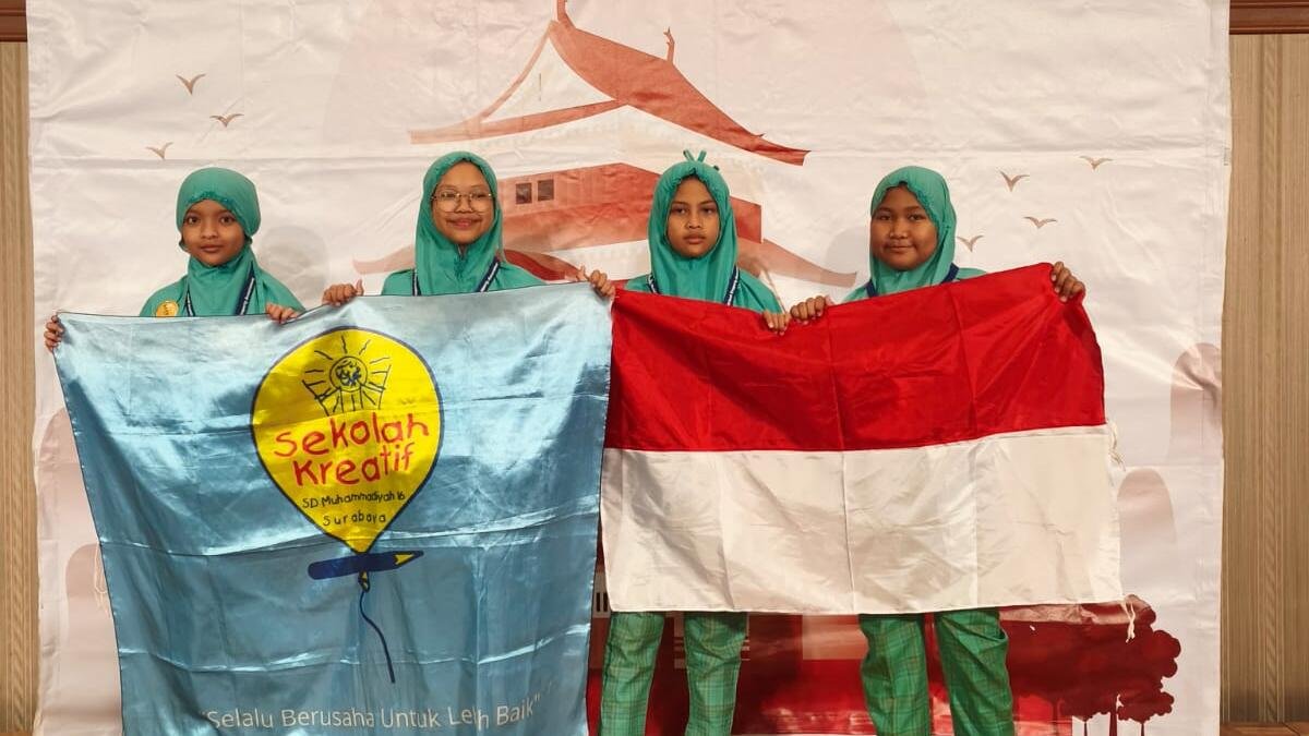 Karya Inovasi Siswa Sekolah Kreatif Baratajaya Harumkan Indonesia di Panggung Internasional