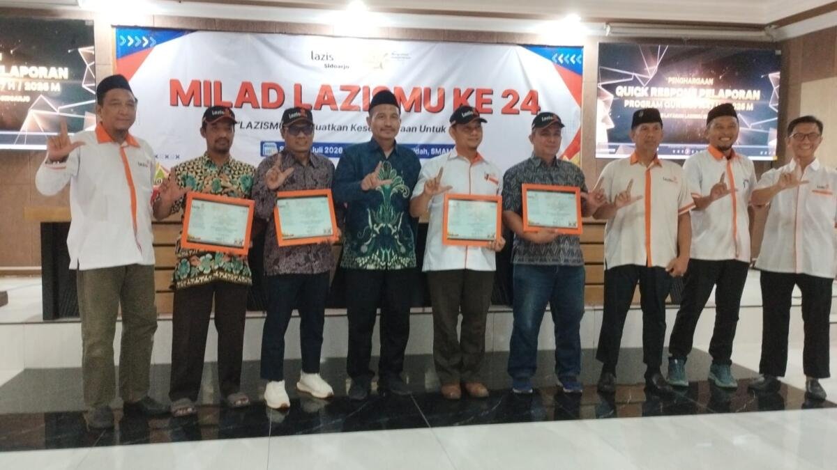 KLL Lazismu PCM Tulangan Raih Penghargaan Lazismu Award 2026 Kategori Quick Respon Laporan Program Kurban
