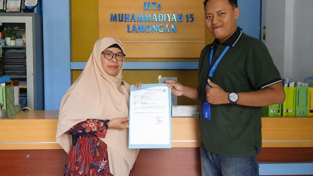 MTs Muhammadiyah 15 Al Mizan Lamongan Perpanjang Kerja Sama dengan Lamongan Sport Center
