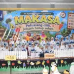 Menutup Kegiatan Makasa, SD Muhida Tampilkan Kekompakan Guru dan Siswa Baru