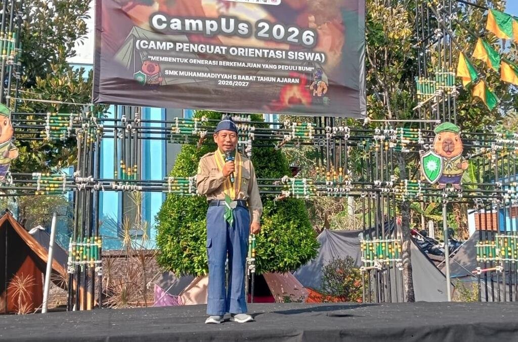 Ketua Kwarwil HW Jatim Buka Camp Penguat Orientasi Siswa SMK Muhlibat, Sekolah Pencetak Generasi Si Jawara