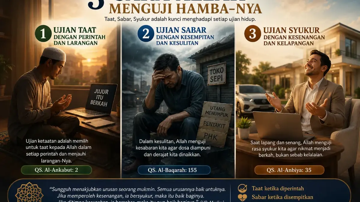 3 Cara Allah Menguji Hamba-Nya, Sudah Siap Menghadapinya?