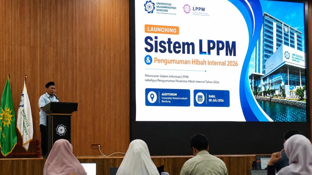 Transformasi Riset UM Bandung Dimulai, Sistem LPPM Digital dan Hibah Internal 2026 Resmi Diluncurkan