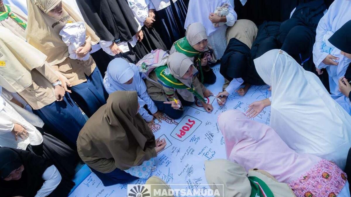 Hari Ketiga Matamuda, Madtsamuda Bekali Siswa Baru dengan Jiwa Kepanduan dan Gerakan Antibullying