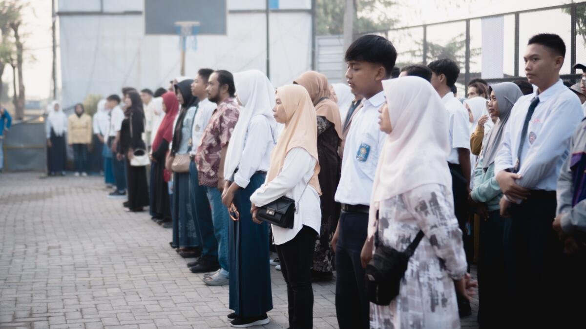 Sejak Hari Pertama, SMK Muhammadiyah 3 Gresik Awali MPLS dengan Disiplin
