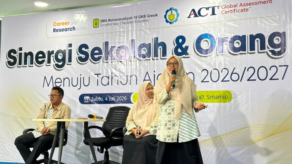Bangun Sinergi Kuat, Smamio Gelar Sosialisasi Wali Siswa Baru di Cordoba Convention Hall