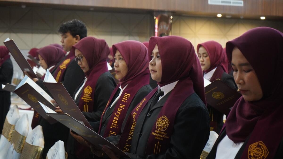 UMM Kukuhkan 1.552 Guru Madrasah, Kemenag Kejar Target Sertifikasi 2029