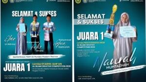 Mamda Borong Juara 1, Lomba Pidato Bahasa Arab dan Syarhil Qur’an di Al Islam Creative Competition 2026 UMG