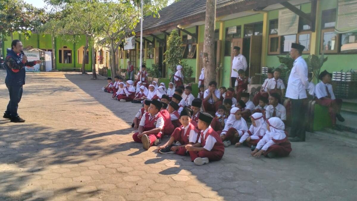 Awali MPLS, MIM Pringkuku Bekali Siswa Baru dengan Pendidikan Siaga Bencana
