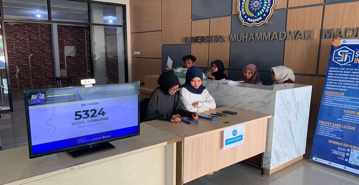 500 Peserta Siap Ramaikan Dower Run, Mahasiswa Ilmu Komunikasi UMJT Matangkan Persiapan