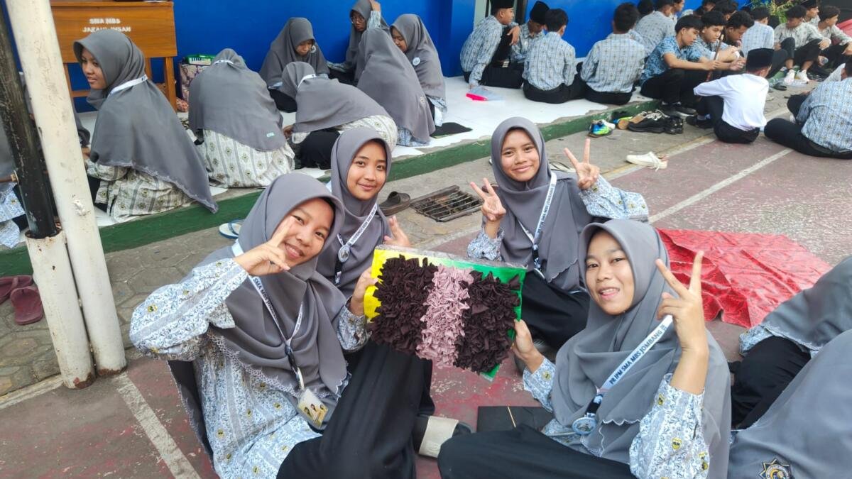 Fortasi Asyik Tanpa Sampah, PR IPM MA MBS Jaza’ul Ihsan Jombang Gandeng DLH Tanamkan Kepedulian Lingkungan