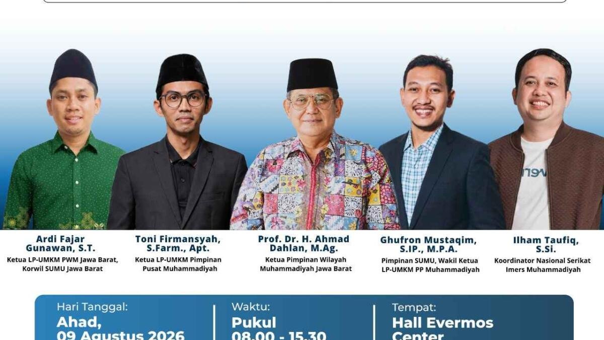 Kopdar Sumu Jawa Barat 2026: Momentum Penguatan Jejaring Pengusaha Muhammadiyah Menuju Industrialisasi Indonesia