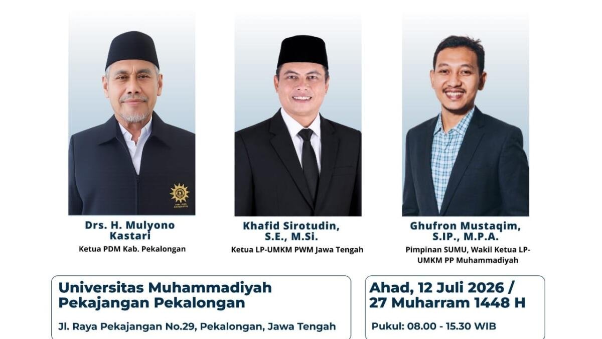 Kopdar SUMU Pekalongan Raya 2026 Siap Pertemukan Pelaku Usaha Muhammadiyah