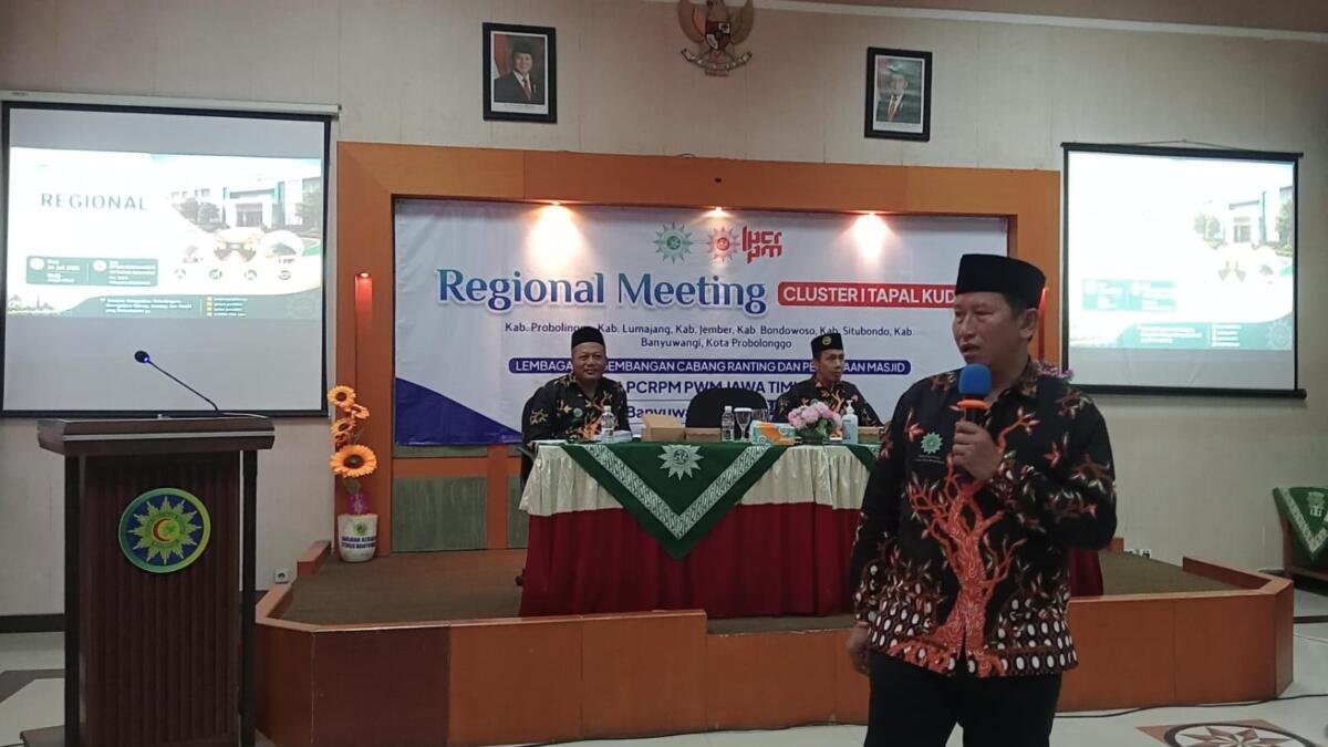 LPCR PM PWM Jatim Dorong Sinergi Cabang, Ranting, dan Masjid melalui Regional Meeting Cluster Tapal Kuda