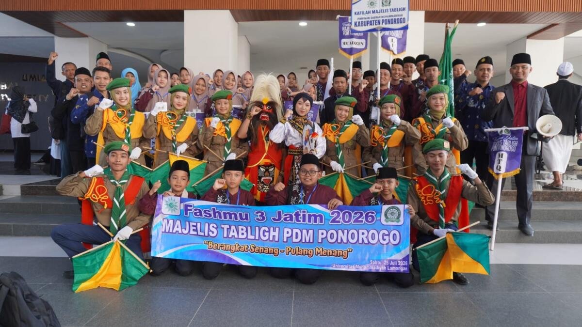 Majelis Tabligh PDM Ponorogo Kirim 40 Delegasi ke Fashmu 3 Umla
