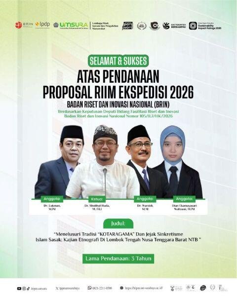 Menelusuri Jejak Islam Sasak, Tim Peneliti Umsura dan UM Mataram Raih Pendanaan Riset Ekspedisi BRIN