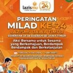 Milad ke-24 LAZISMU, Jawa Timur Gelar Gebyar Kemanusiaan di 33 Titik