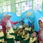 MPLS Ramah KB Aisyiyah 12 dan TK ABA 07 Padangbandung Ditutup Meriah