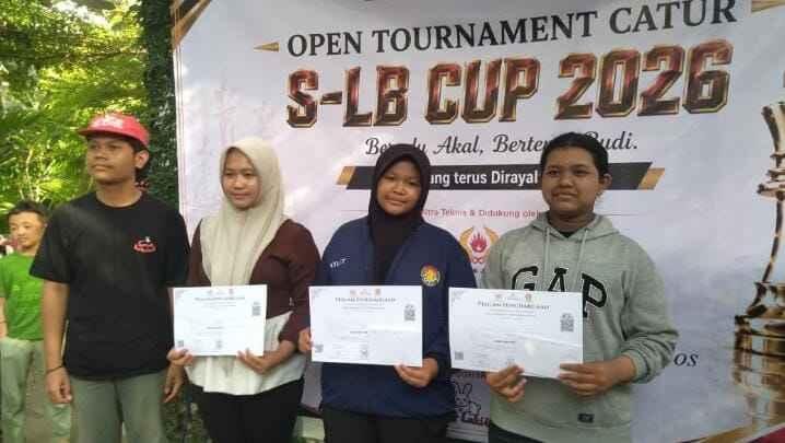 Murid MTs Muga Sumberrejo Juara 2 Open Tournament Catur S-LB Cup 2026 Jawa Timur