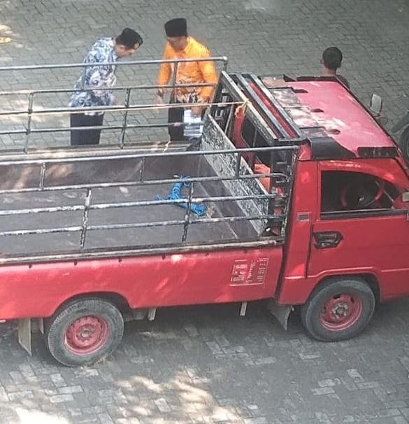 Naik Mobil Pikup, Wakil Ketua PDM Lamongan Tunjukkan Teladan Kesederhanaan di Baitul Arqam PRM Sendangagung
