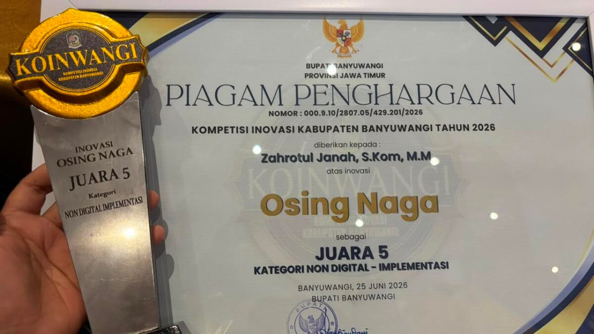 Inovasi "OSING NAGA" Antarkan Kader Nasyiatul Aisyiyah Raih Penghargaan Bupati Banyuwangi