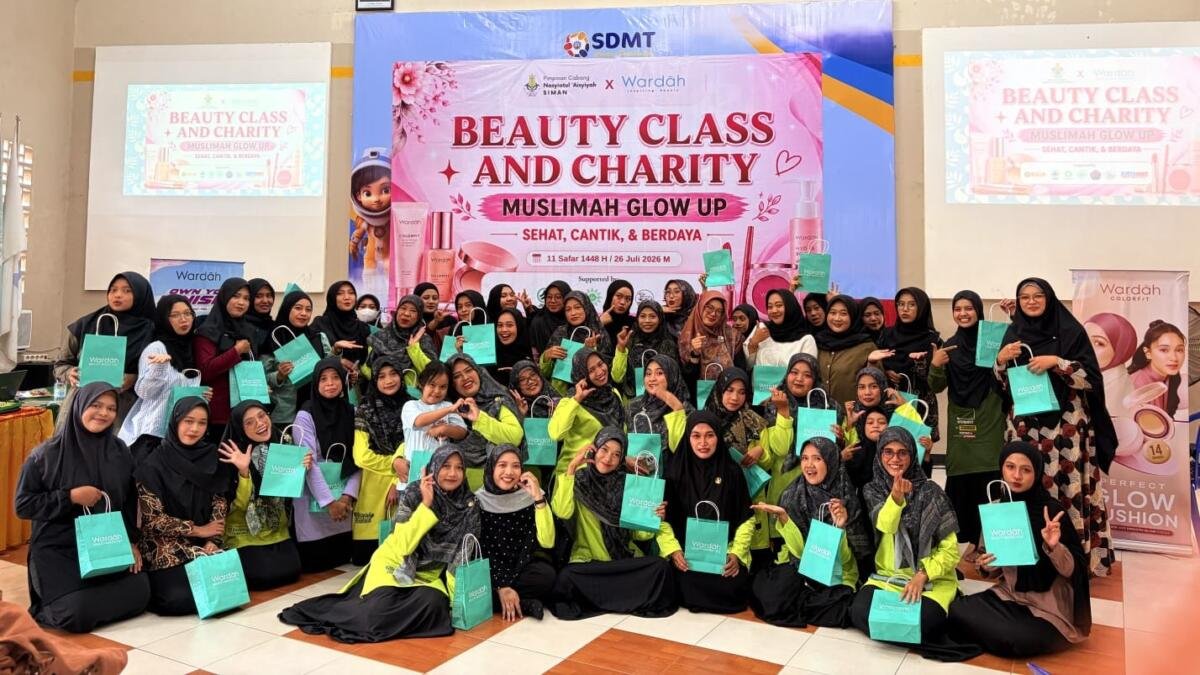 PCNA Siman Gelar Beauty Class and Charity, Tegaskan Muslimah Cantik Bukan Sekadar Penampilan